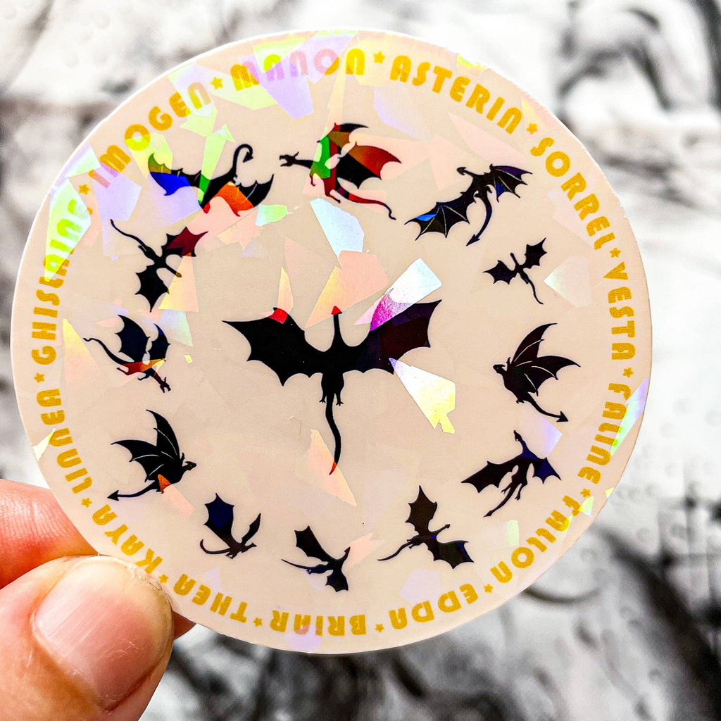 Officially Licensed Throne of Glass The Thirteen Sticker