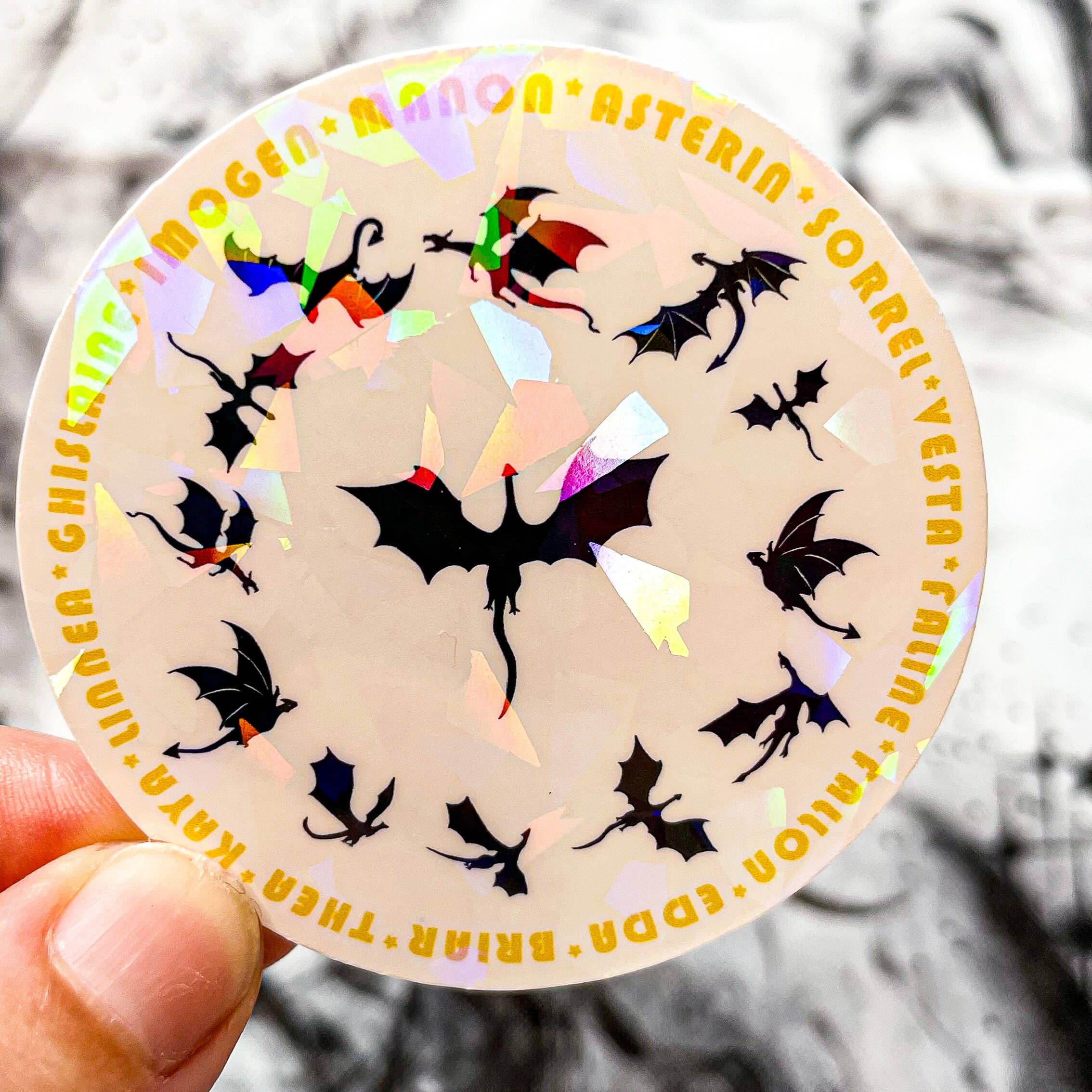 Officially Licensed Throne of Glass The Thirteen Sticker