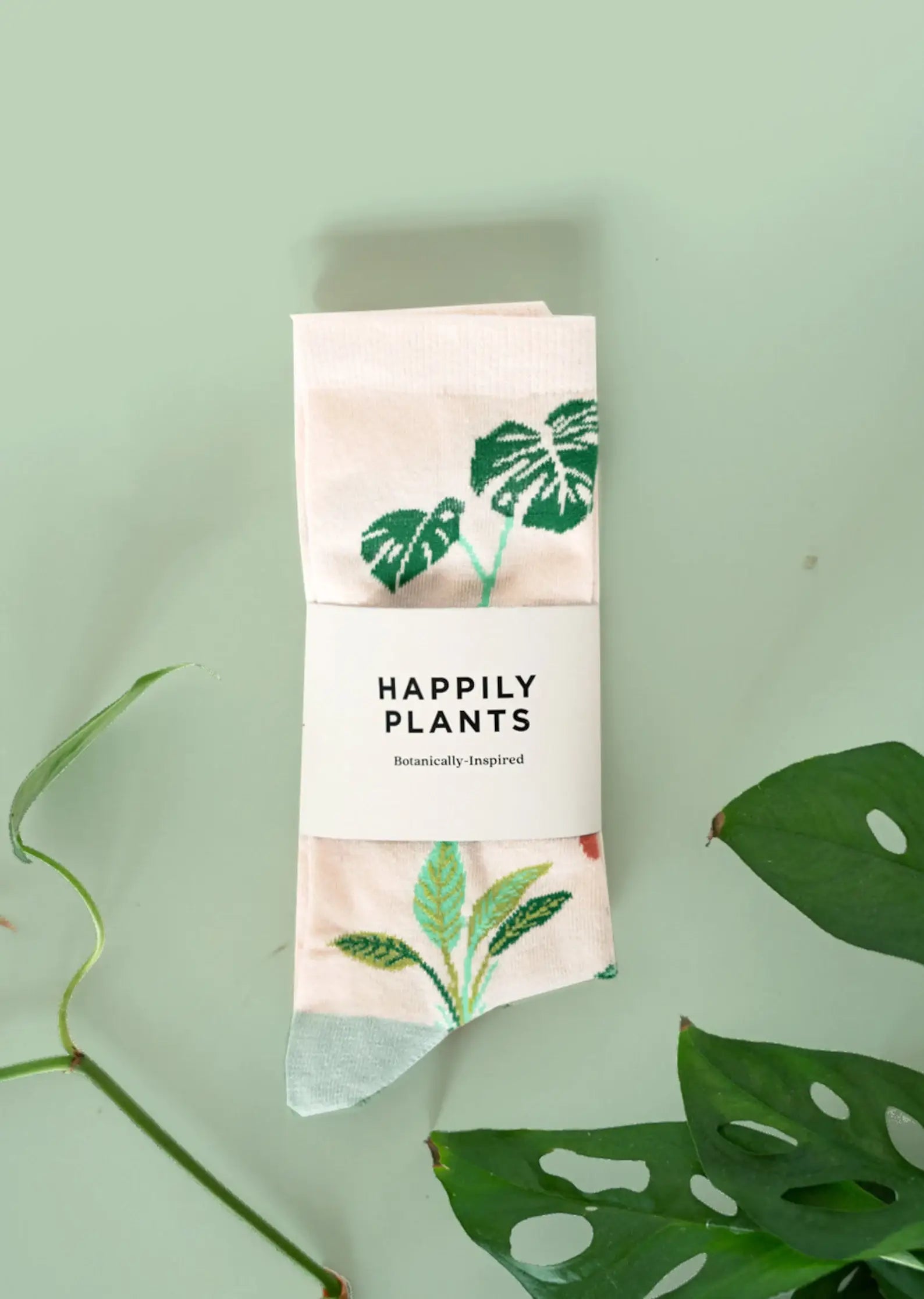 Plant Lover Cotton Crew Socks
