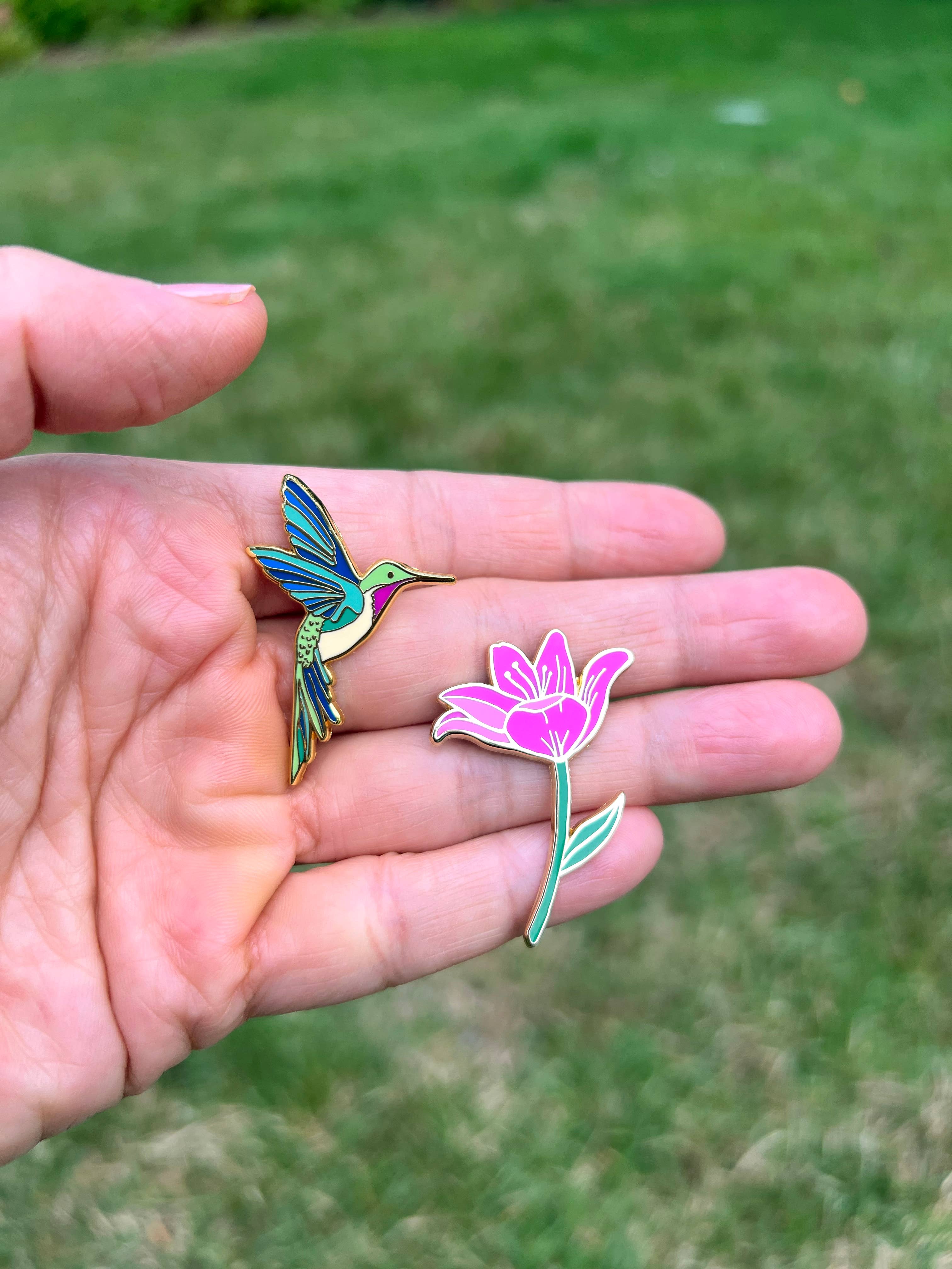 Hummingbird Pin, Nature Gifts