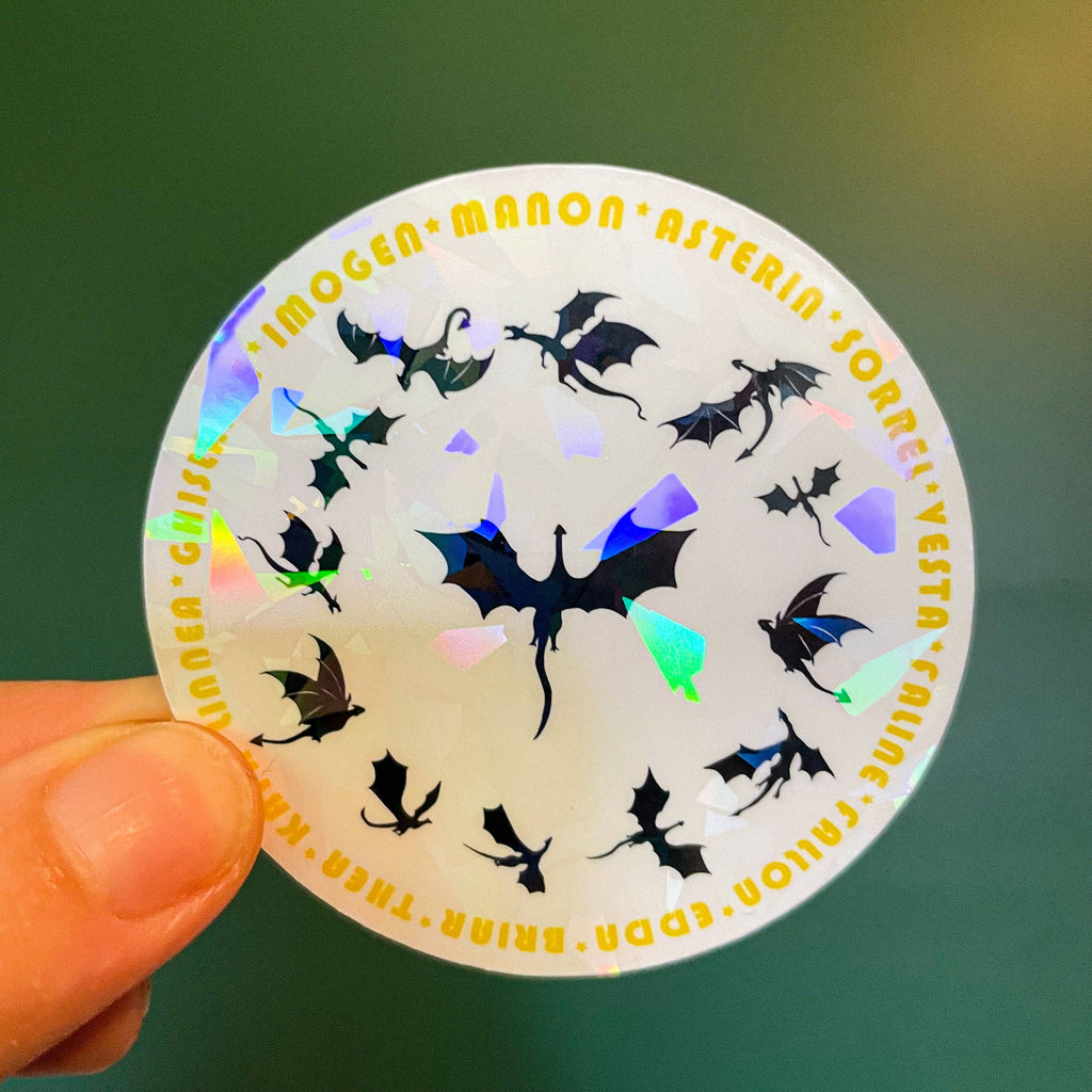 Officially Licensed Throne of Glass The Thirteen Sticker