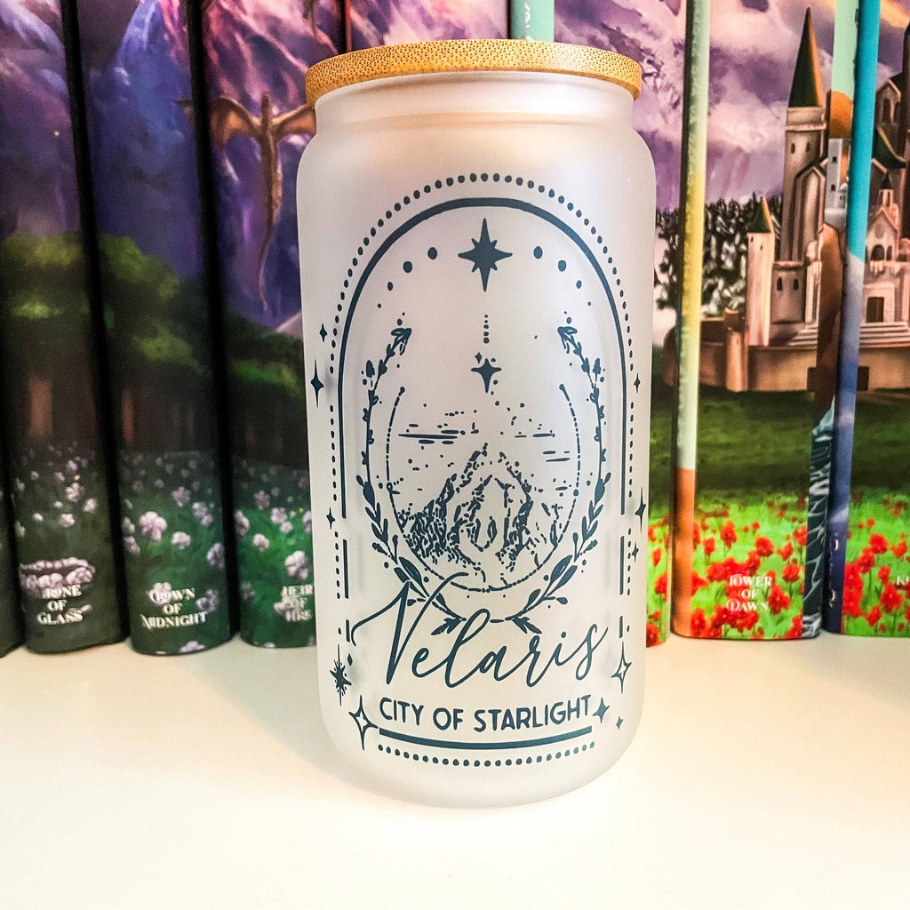 Velaris City of Starlight | Starfall | ACOTAR | Distressed Smut Cup | Iced Coffee Glass | Libbey Cup | ACOTAR | Water Glass | Coffee Mug Cup