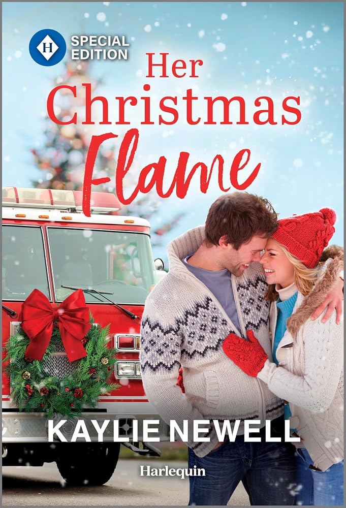 Her Christmas Flame: A Second Chance Firefighter Contemporary Romance (Hearts on Main Street, 3) cover image