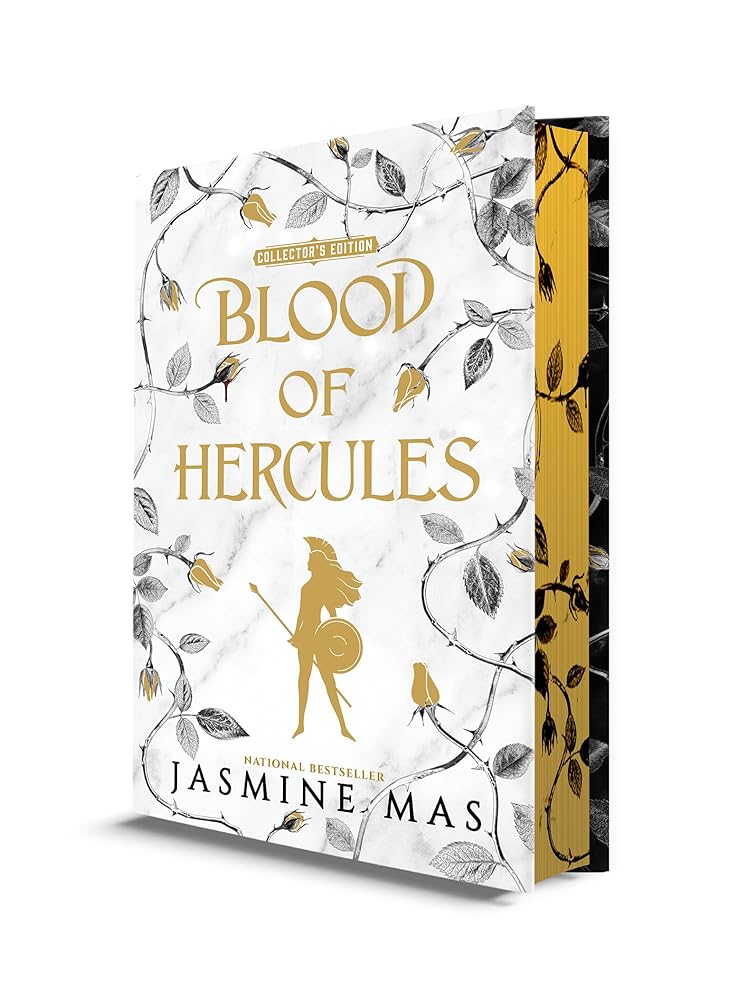 Blood of Hercules Collector's Edition: A Dark Romantasy of Greek Mythology, Enemies to Lovers, for Fans of Spicy BookTok Reads with Gold Sprayed Edges (Villains of Lore, 1) cover image