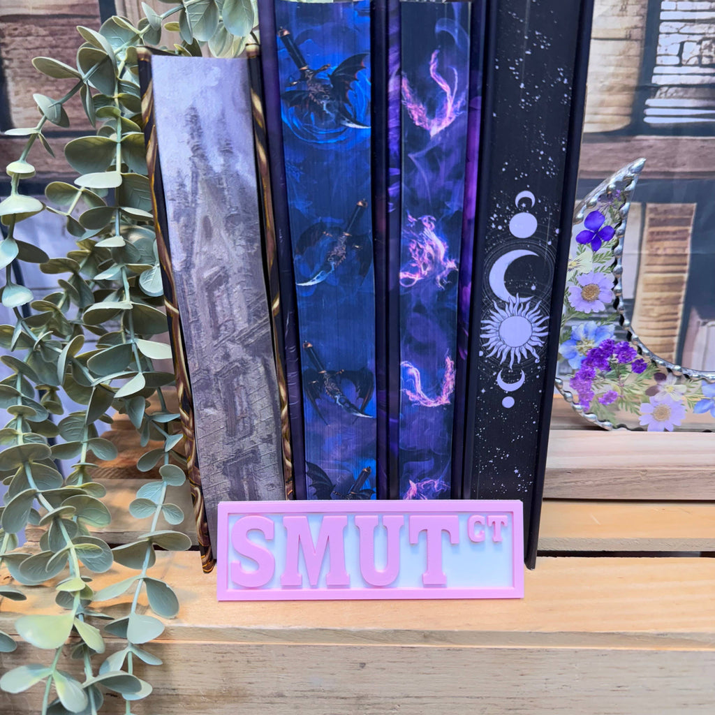 Cute Bookshelf Street Sign Decor | Genre Signs for Bookshelf