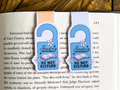 Reading Do Not Disturb Door Hanger, Magnetic Bookmark